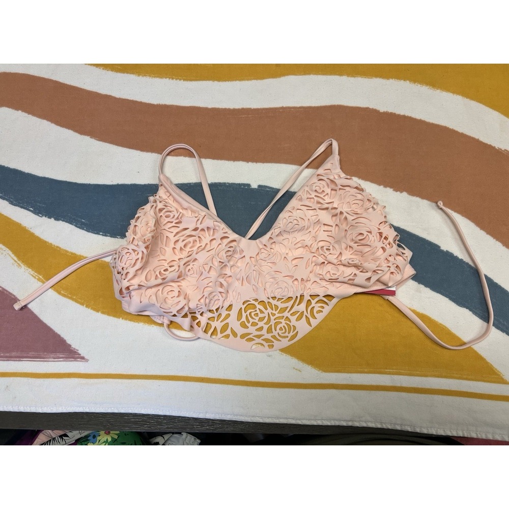 Xhilaration Pink Bandeau Bikini Top Size Small
